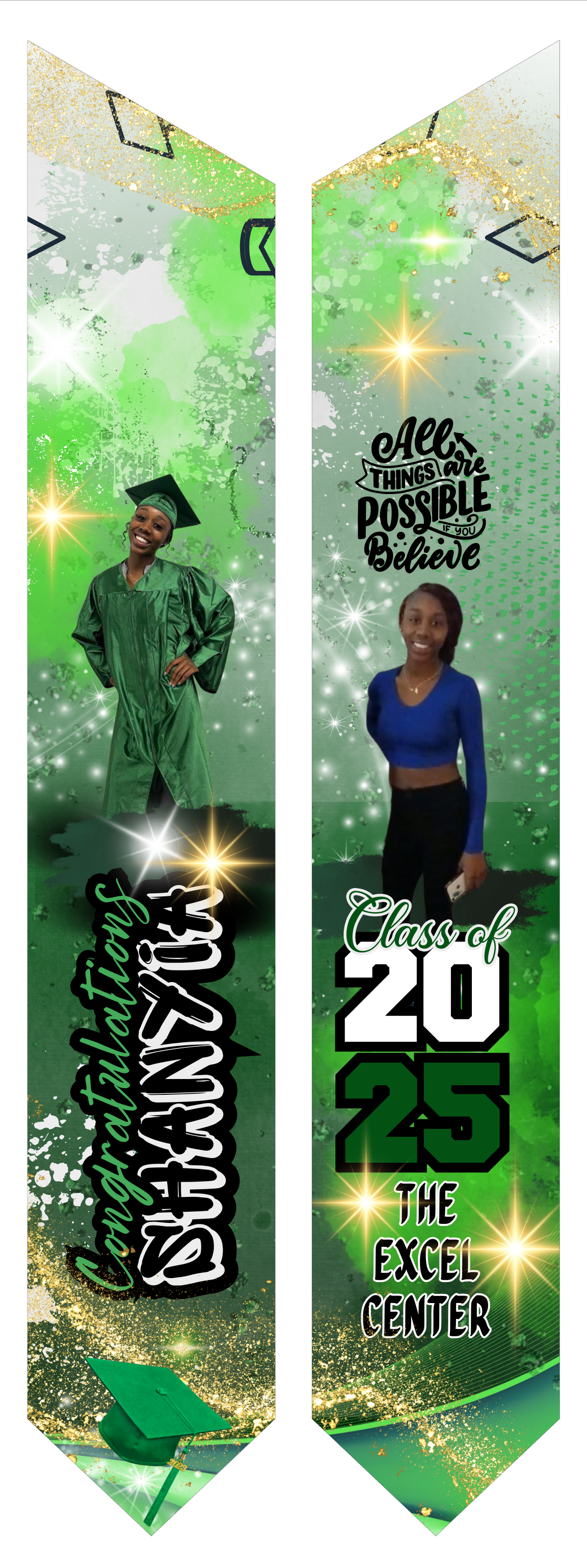 Custom Graduation Stole