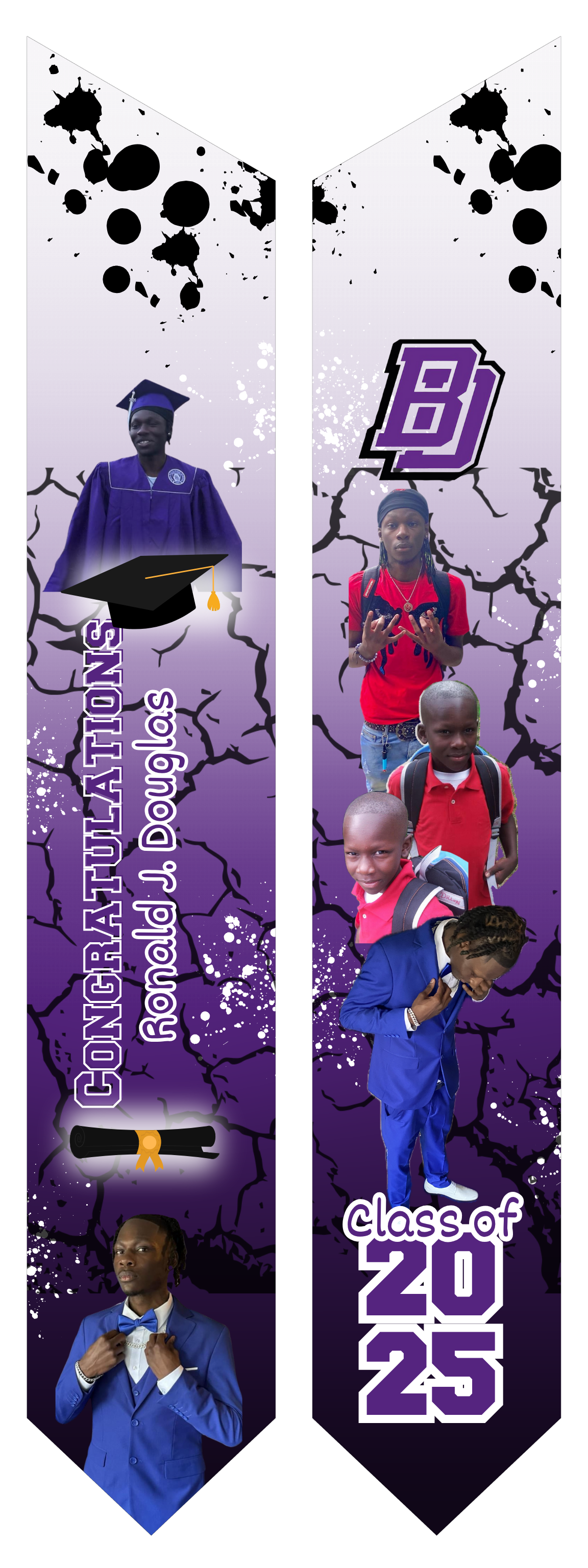 Custom Graduation Stole