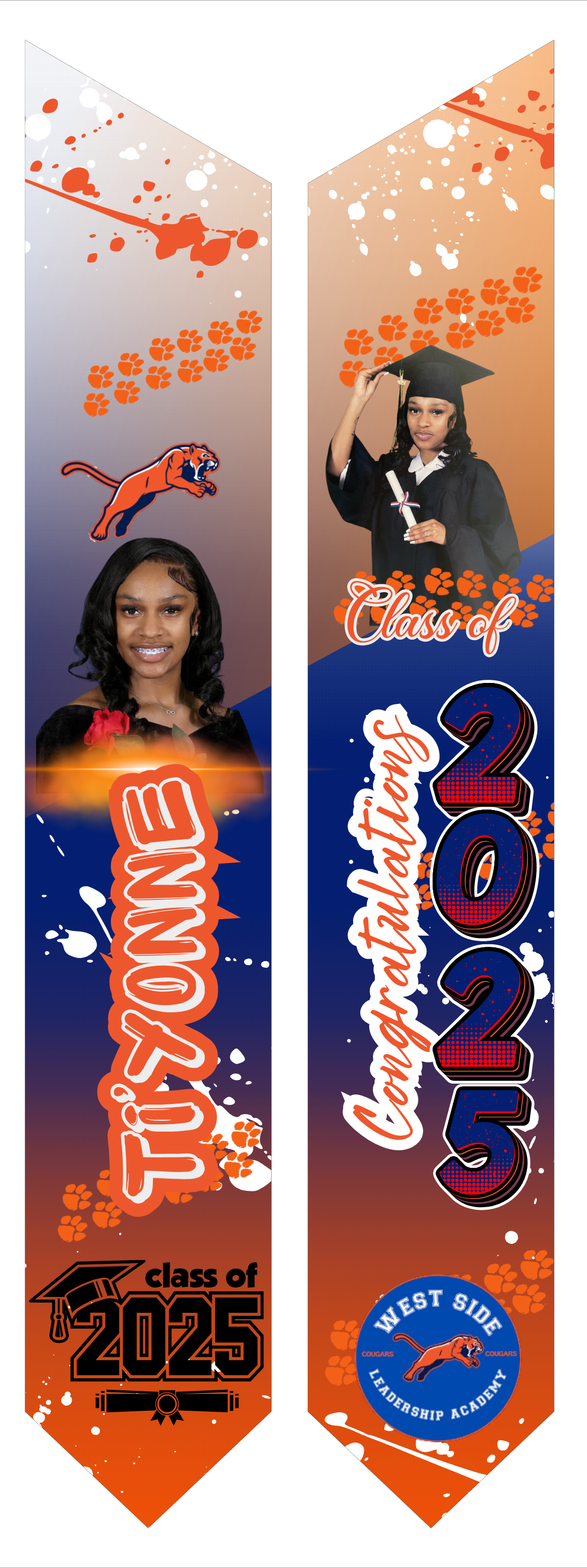 Custom Graduation Stole
