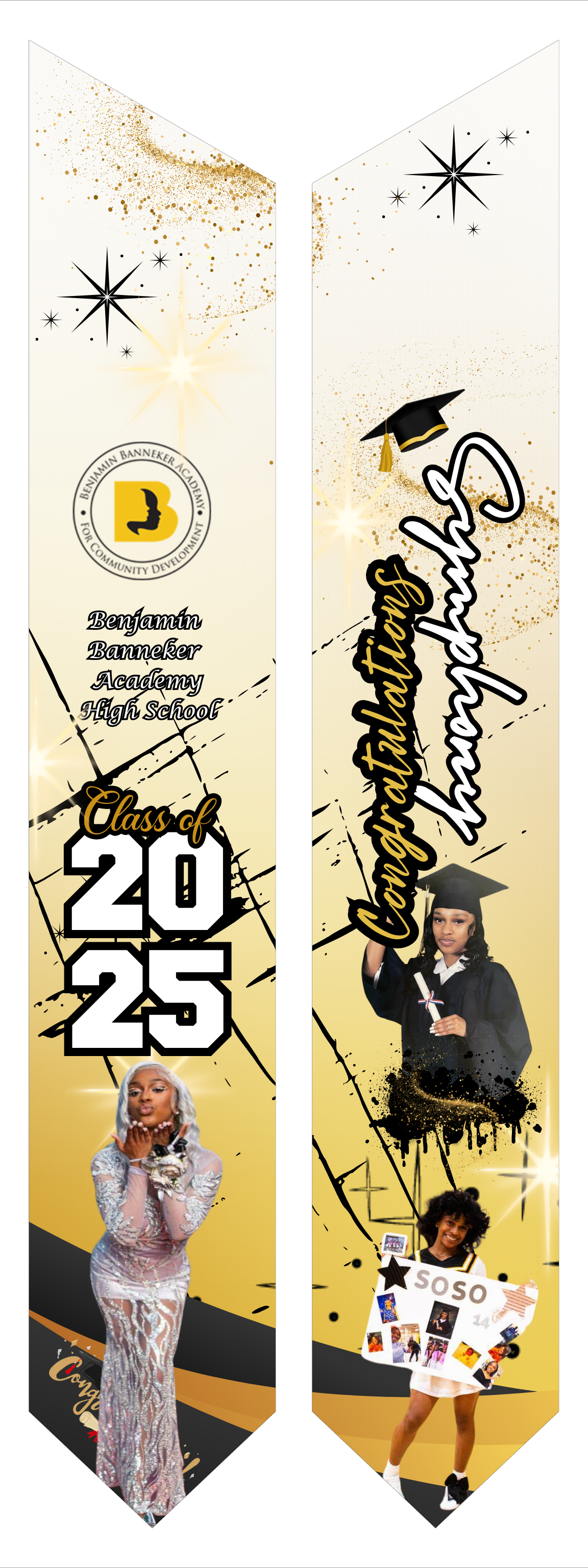 Custom Graduation Stole